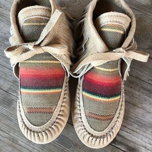 Fringed Moccasins made by Lorec Ranch Size 10 NEW